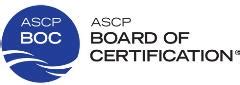 ascp boc certification verification.